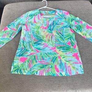 Lilly Pulitzer top. Large.